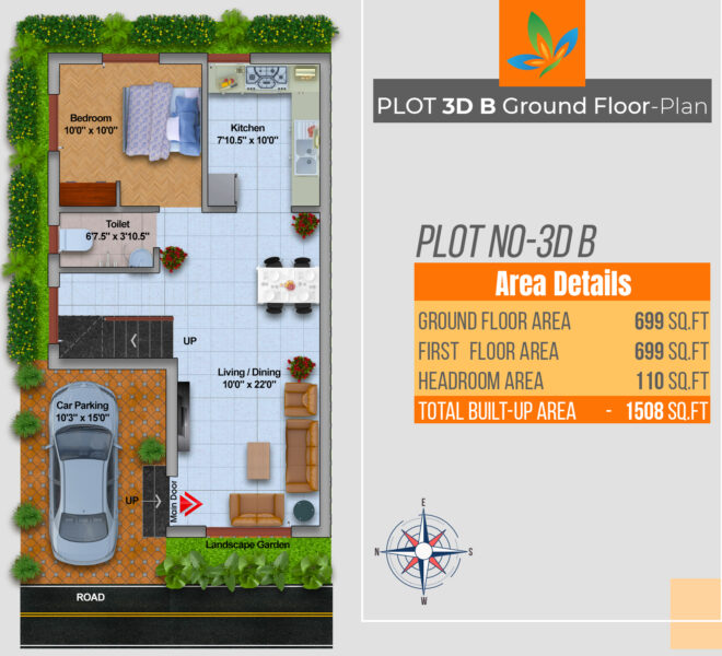 03_PLOT-3D-B-Car-Parking-to-Ground-Floor-Plan
