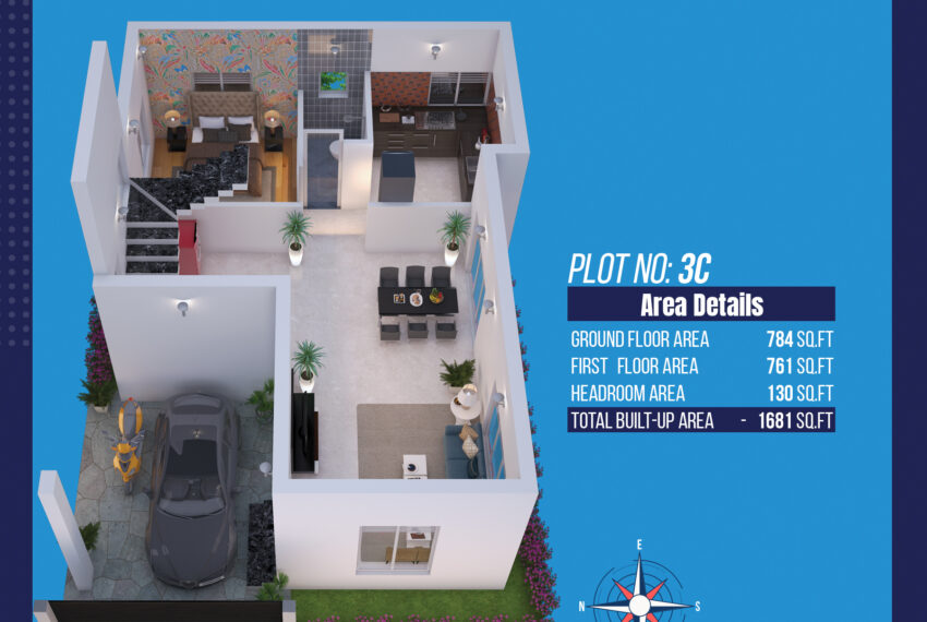 05_PLOT-3C-3D-Cross-Section-Ground-Floor-Plan